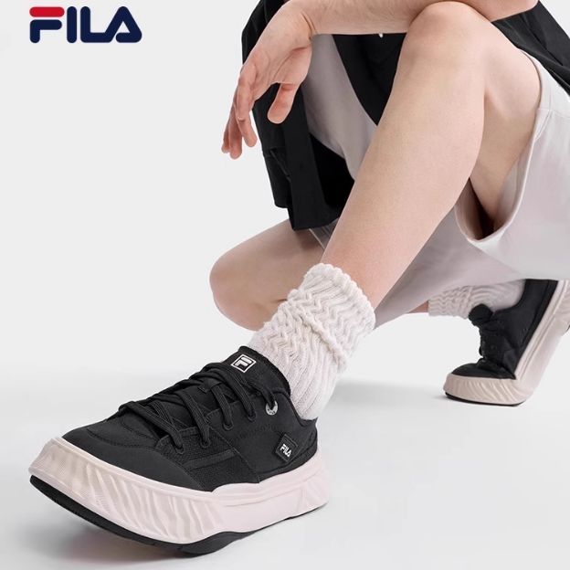 百亿补贴：FILA 斐乐 川行鞋FOSSO男鞋帆布鞋2023新款休闲鞋运动鞋 329元（多人