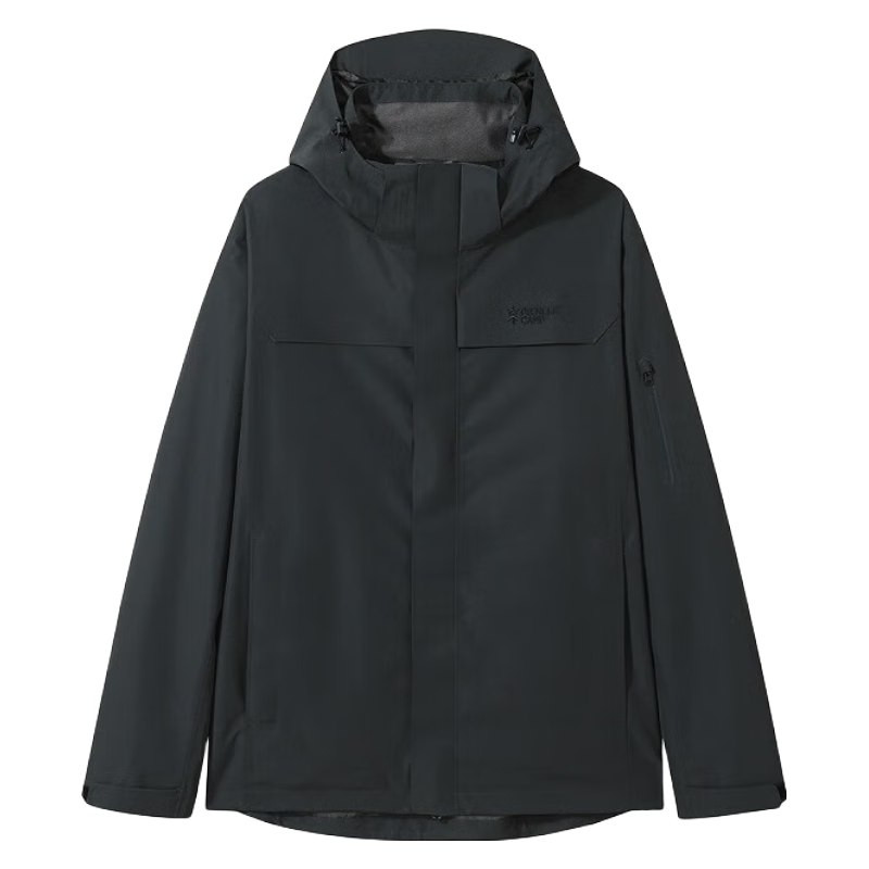 Pioneer Camp 秋冬季冲锋衣男防风防雨户外旅行登山服硬壳外套保暖旅行夹克 