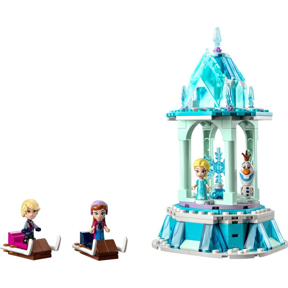 LEGO 乐高 冰雪奇缘系列 43218 安娜和艾莎的旋转宫殿 112.86元