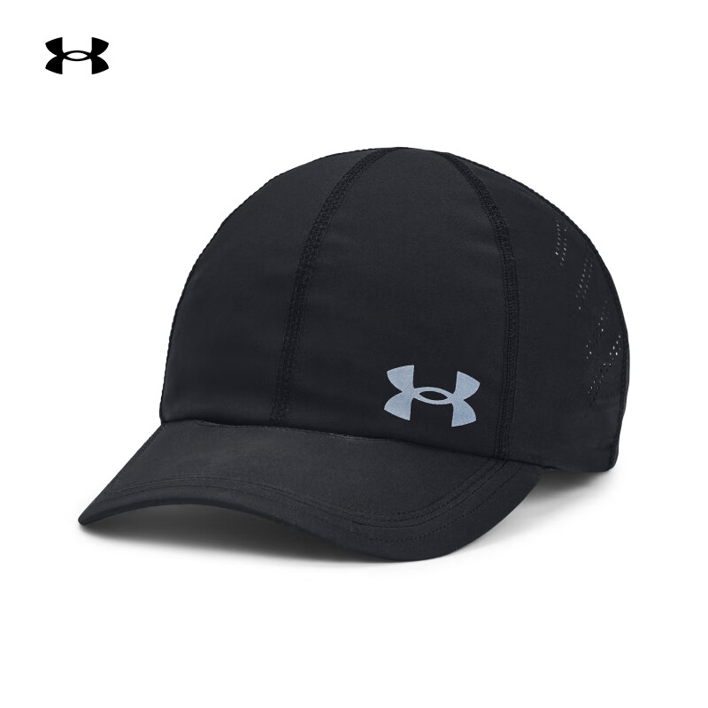 安德玛 UNDERARMOUR）Iso-chill Launch女子凉感可调节跑步运动帽1383478 黑色001 均码