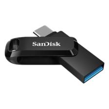 SanDisk 闪迪 高速至尊酷柔系列 SDDDC3-128G-Z46 USB 3.1 U盘 黑色 128GB USB-A/Type-C双口
