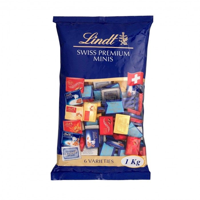 【含税直邮】Lindt 瑞士莲 缤纷小块巧克力6种口味 1kg 159块