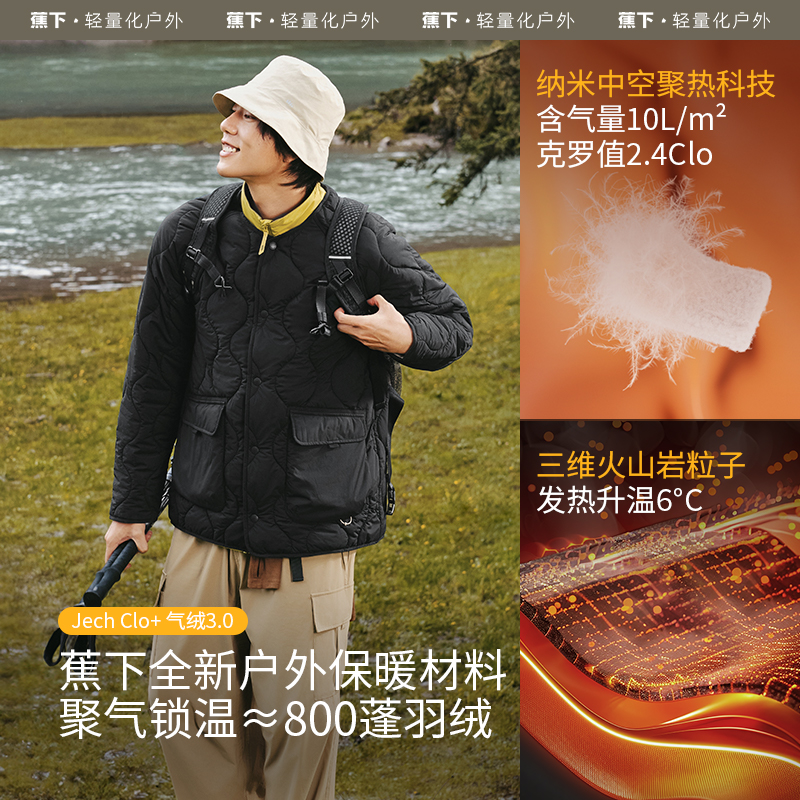 蕉下 男士气绒服防水休闲夹克 CL18824 274.55元