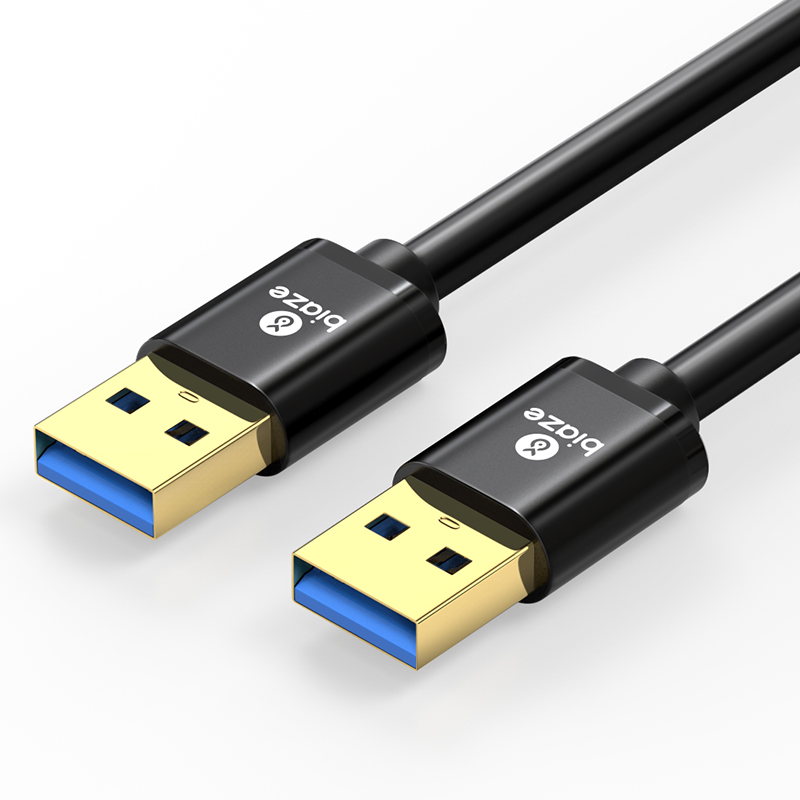 PLUS会员：Biaze 毕亚兹 USB3.0数据线 公对公 0.5m 1.74元（双重优惠）