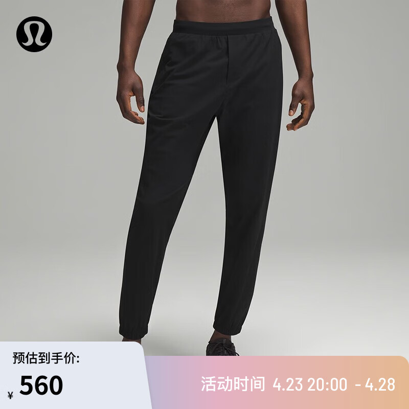 lululemon 丨Surge 男士运动裤 LM5956S 黑色 X 580元
