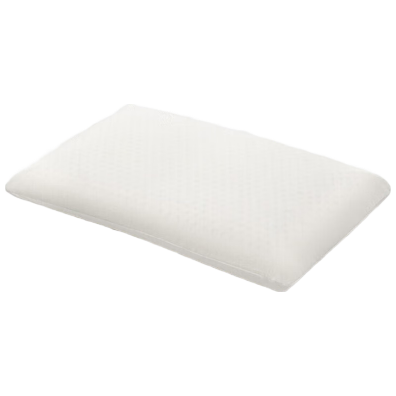移动端、京东百亿补贴：無印良品 MUJI 高回弹 乳胶枕 60×40×10cm 白色 93.21元