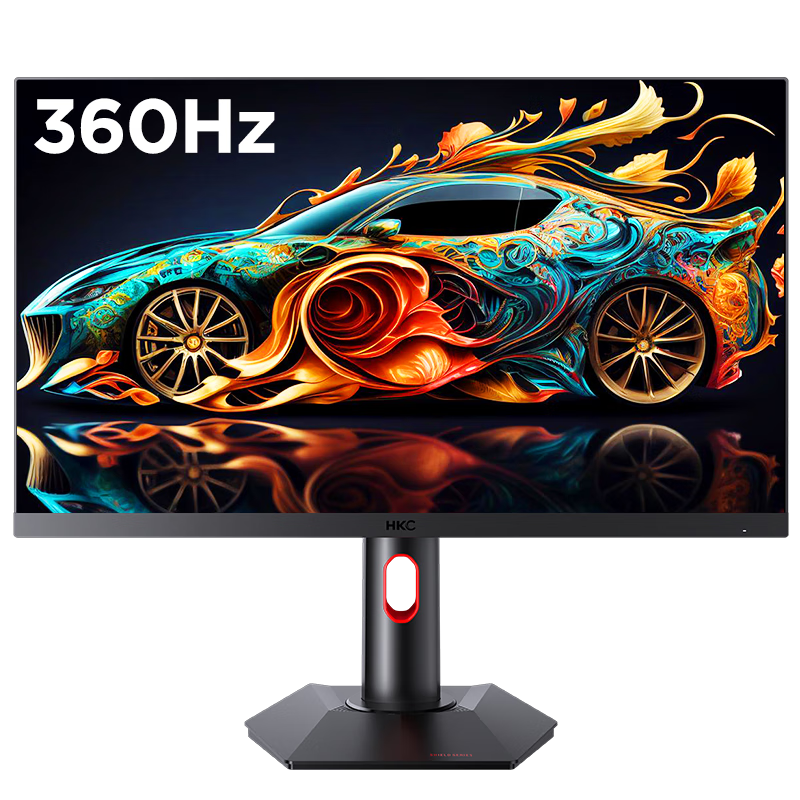 HKC 24.5英寸 360Hz高刷 Fast IPS GTG 1ms HDR400 旋转升降 显示器 神盾MG25H 1887.51元