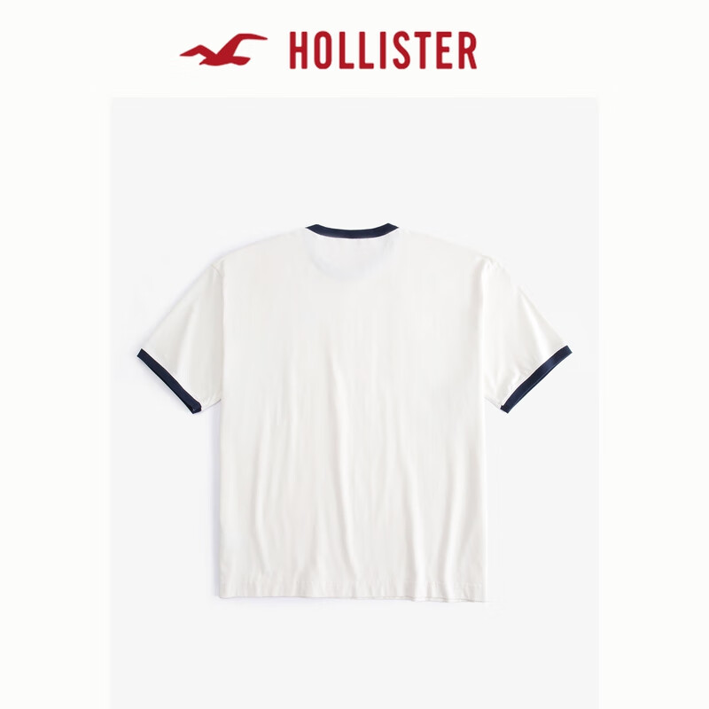 HOLLISTER 24夏新款重磅T恤 男女 KI323-4041 白色 M (180/100A) 159元
