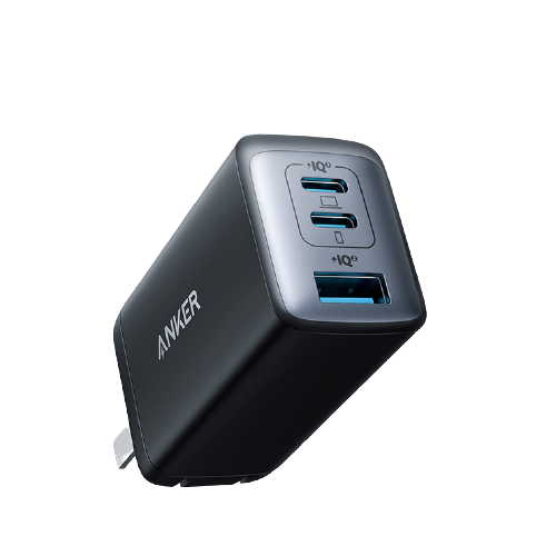 Anker A2667 氮化镓充电器 双Type-C/USB-A 65W+双Type-C 100W 数据线 1.5m 黑色 线充套装