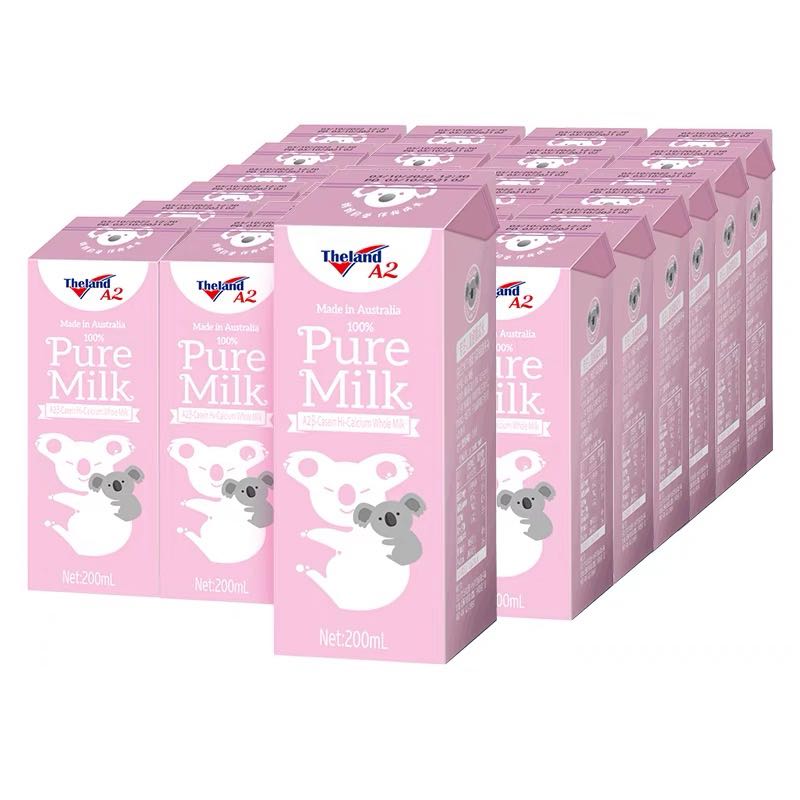 Theland 纽仕兰 A2β-酪蛋白全脂纯牛奶200ml*24盒 56.05元（需用券）