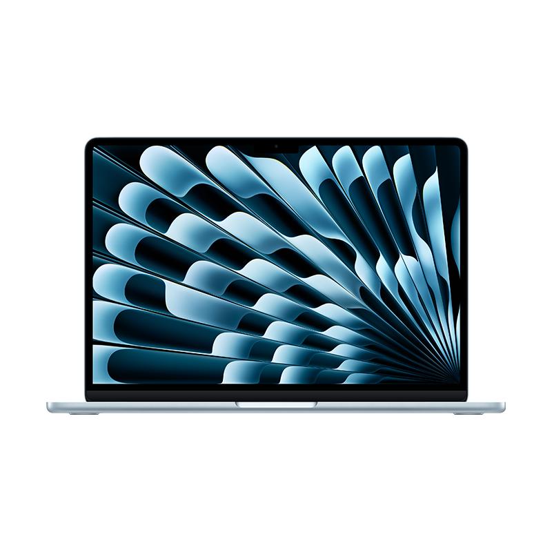 8日0点：Apple MacBook Air 2025款 13英寸 轻薄本 天蓝色（M4 10+10核、核芯显卡、16G