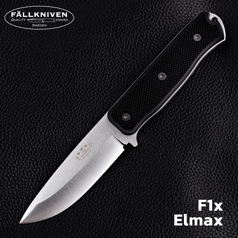 Fallkniven 福克尼文 瑞典进口fallkniven飞行员生存刀elmax F1x Elmax 钢本色 1769元