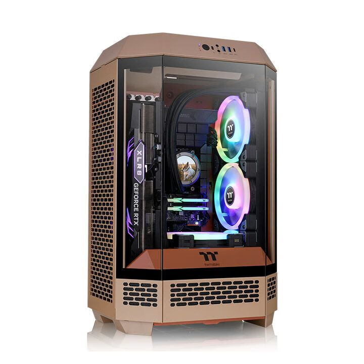 Thermaltake 曜越 Tt）The Tower 300 海景房机箱 电脑主机（Matx主板/支持420水冷/4090