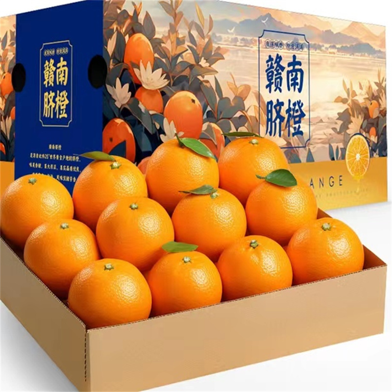 正宗赣南脐橙 10斤装 精品特大果(80-100mm） 28.5元（需用券）