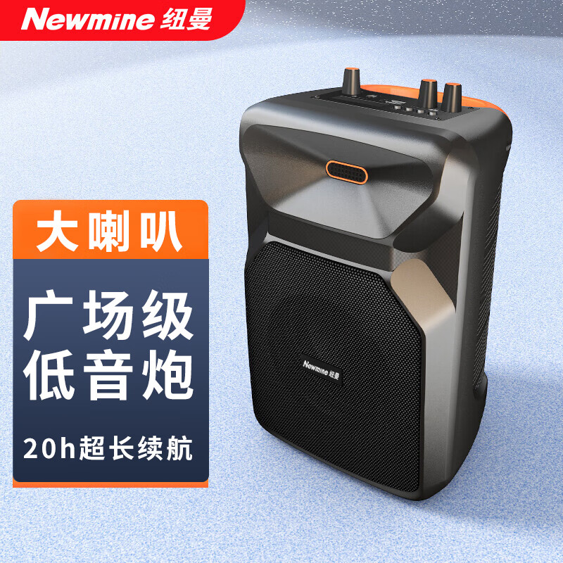 Newmine 纽曼 TR-K11音响蓝牙音箱户外广场舞音响便携大音量 94元