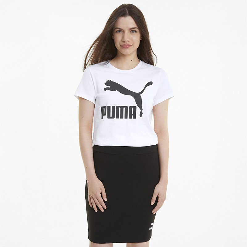 PUMA 彪马 基础款logo运动半袖黑T恤短袖532281-02 136元（需用券）