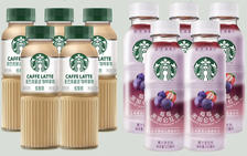 Plus立减：星巴克（Starbucks）星茶饮 果汁茶饮料莓莓黑加仑桃桃乌龙 拿铁*5+