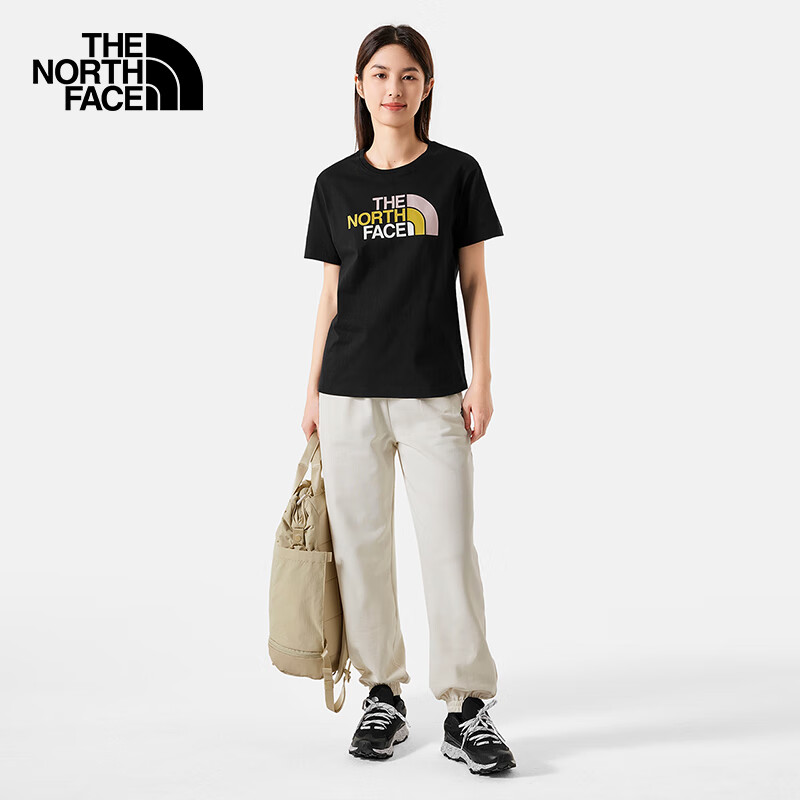 百亿补贴：The North Face 北面 短袖T恤女 简约LOGO印花 141元 包邮