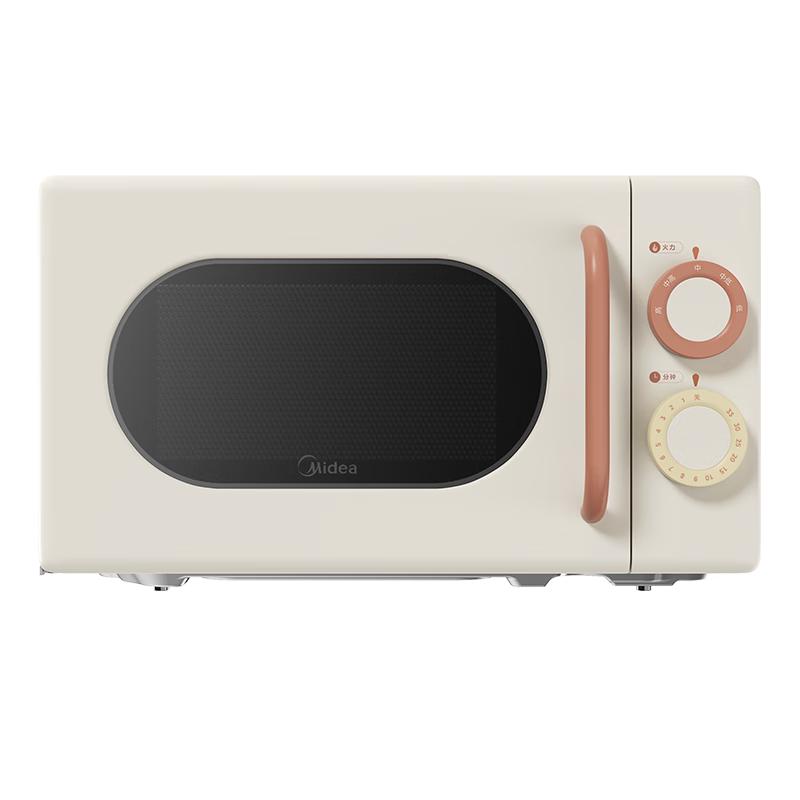 美的 小滋味系列 M2H1 微波炉 20L 奶白 458.4元