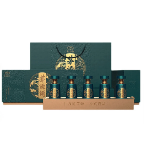 茅台 53度酱香型白酒 100mL 5瓶礼盒装 199元（需用券）