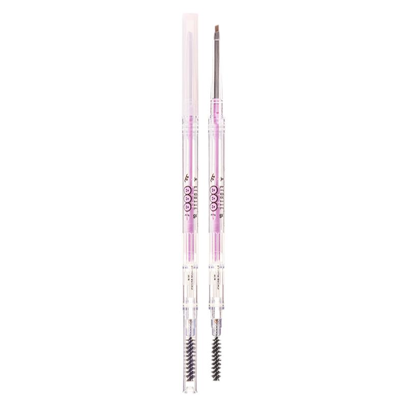 FLORTTE 花洛莉亚 快乐星球眉笔套包砍刀眉笔修眉刀极细防水持久 16.5元
