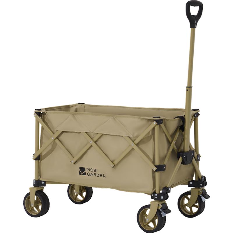 牧高笛 MOBIGARDEN）云际S聚拢四向折叠露营推车宽轮带刹车营地车 NX25689002 细