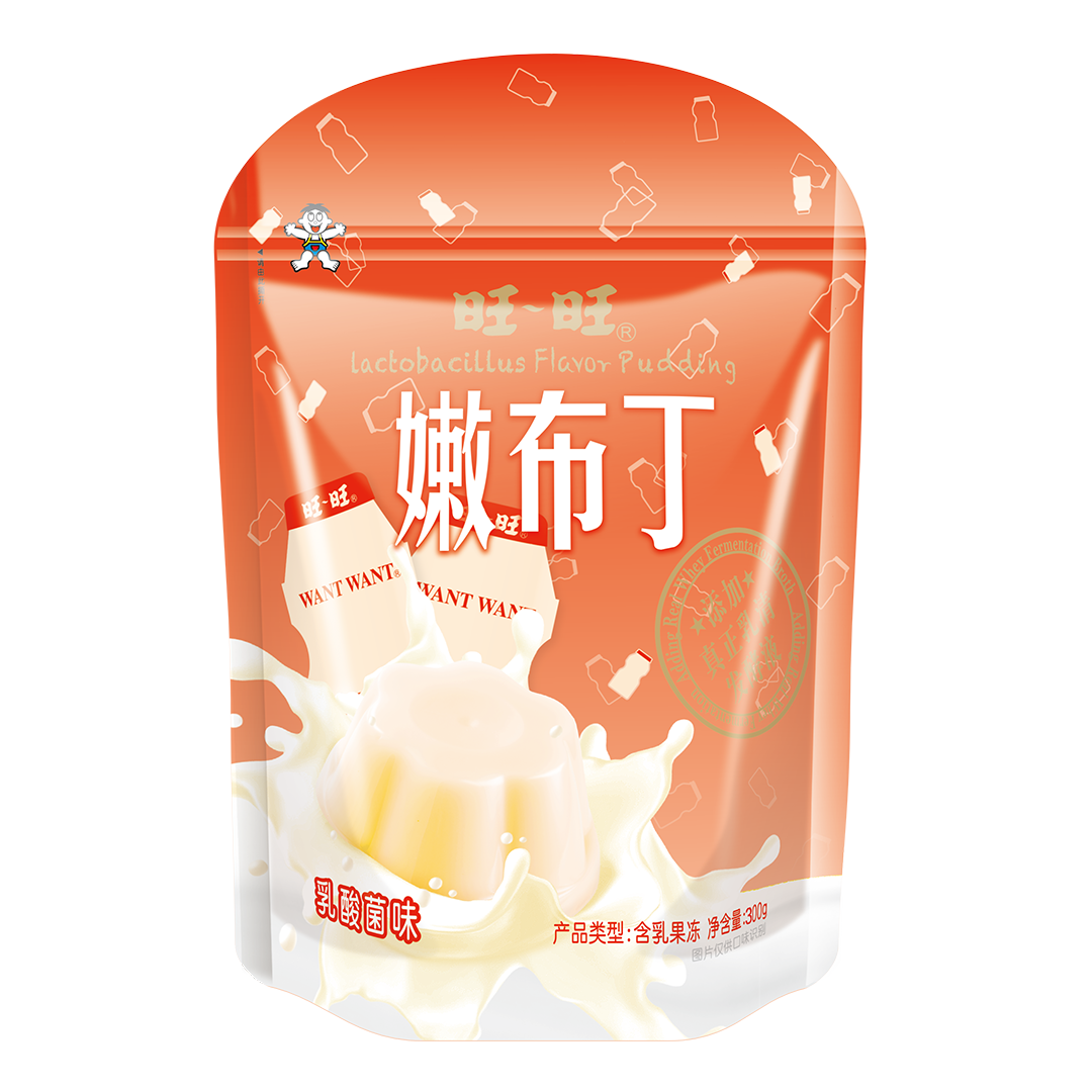 Want Want 旺旺 嫩布丁 300g 乳酸菌味 10.9元