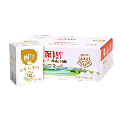 88VIP、福袋：百菲酪 水牛纯牛奶早餐奶 200ml*18盒/箱量贩装 54.7元+300淘金币（