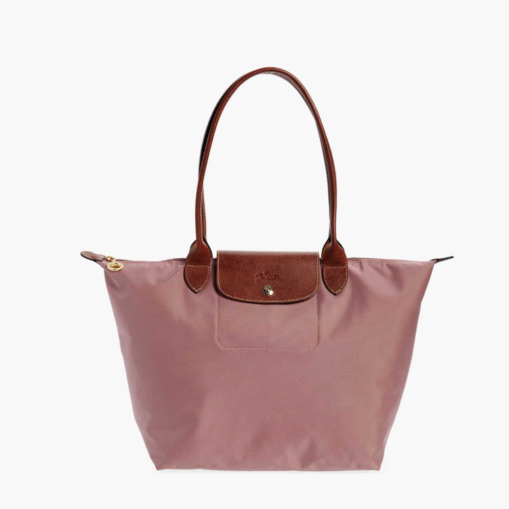 Longchamp Le Pliage 大号长柄饺子包 Antique Pink 7折 $108.5（约775元）