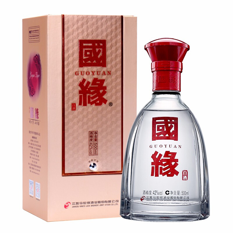 今世缘 国缘 单开 42%vol 浓香型白酒 500ml 单瓶装 155.2元（需用券）