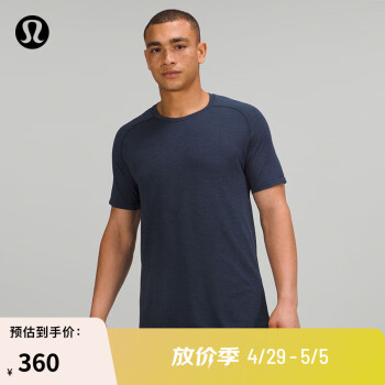 lululemon 丨Metal Vent Tech 男士运动短袖 T 恤 2.0 LM3CO9S 矿蓝/海军蓝(LM3CX3S) M/8 ￥360