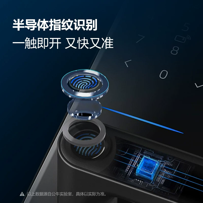 公牛 Z32P 可视猫眼智能门锁 星空灰 639元 - 线报酷