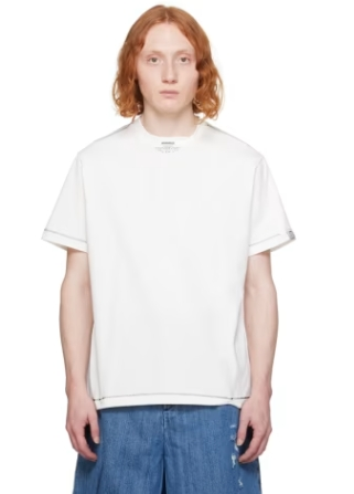 ADER ERROR 白色T恤 3.4折 $68（约488元）