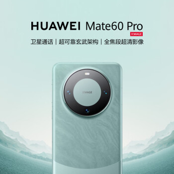 HUAWEI 华为 Mate 60 Pro 手机 12GB+512GB 雅川青 ￥6832.98