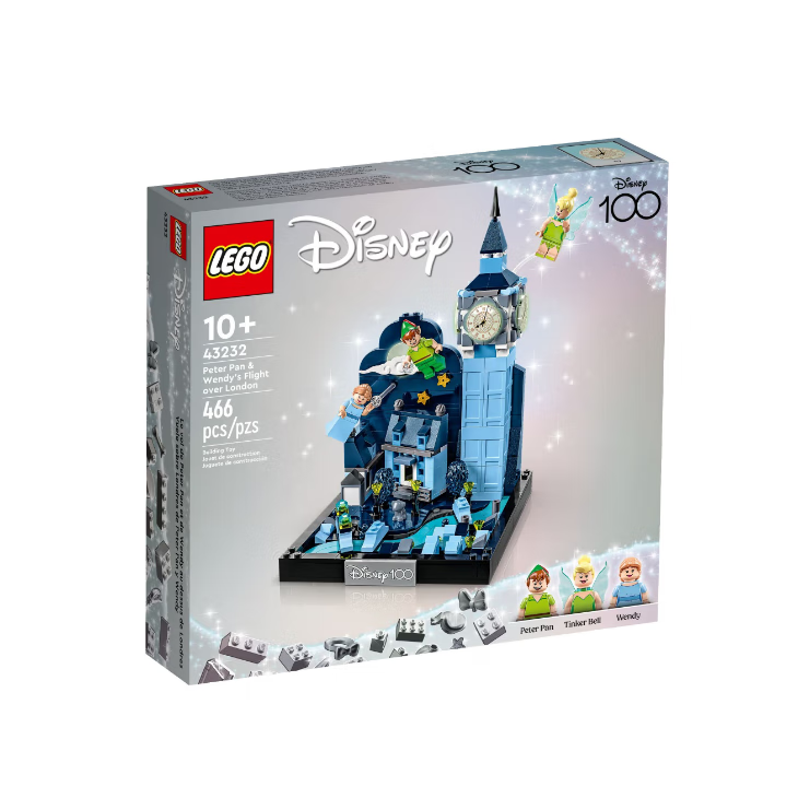 LEGO 乐高 43232 彼得潘与温蒂飞跃伦敦 299元
