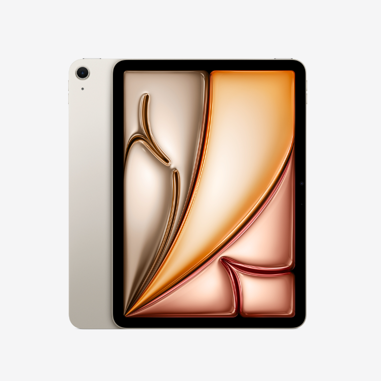 Apple 苹果 iPad Air 2024款 M2版 11英寸 平板电脑 无线局域网机型 128GB 星光色 4375