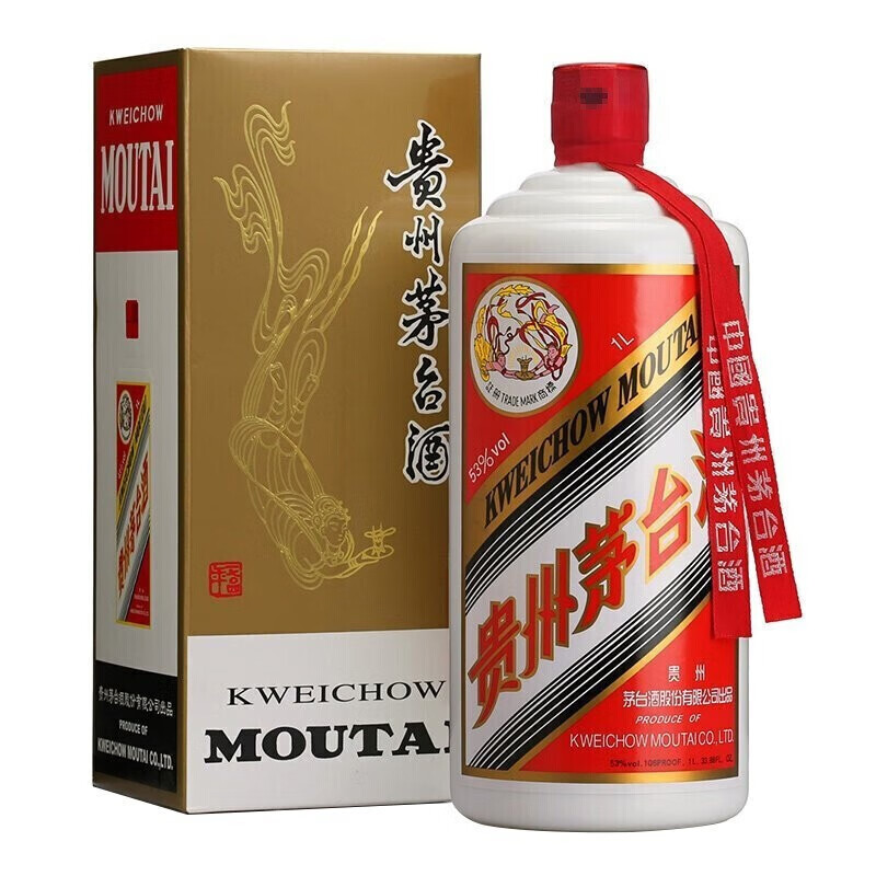 移动端、京东百亿补贴：茅台 MOUTAI 飞天 酱香型白酒 53度 1000mL 单瓶装 3761.01