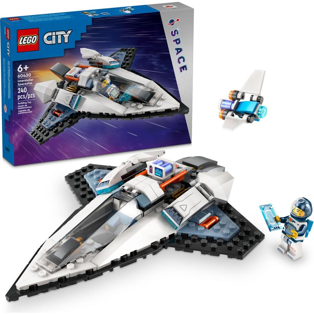 PLUS会员：LEGO 乐高 太空系列 60430 星际飞船 117.06元（需用券）