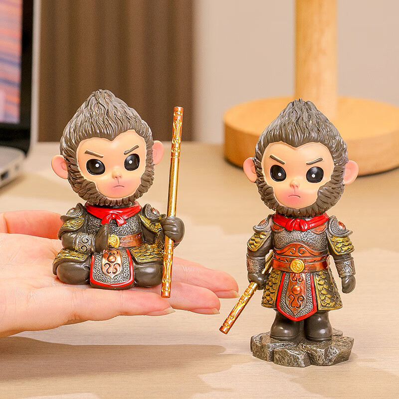 米良品 创意悟空潮玩桌面摆件 一对装 49元（需用券）