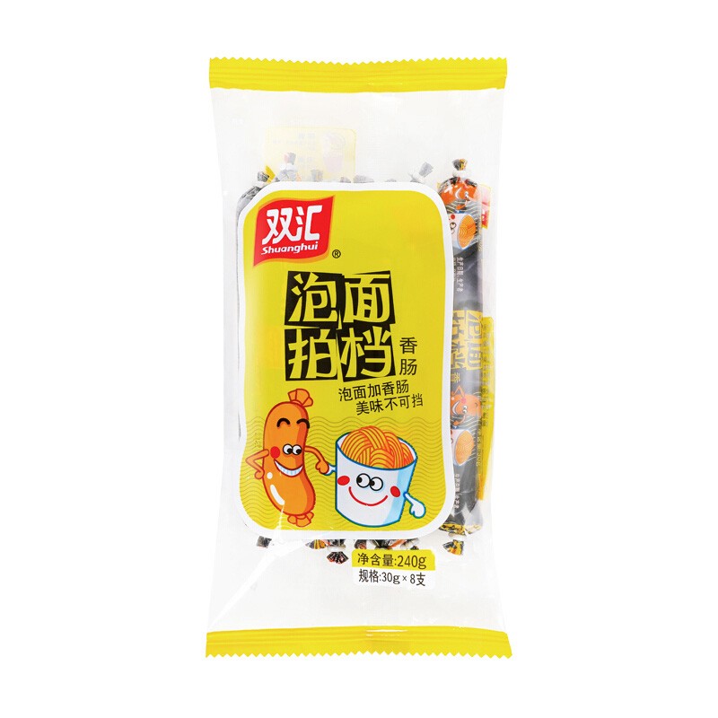 Shuanghui 双汇 泡面拍档 香肠 240g 6.9元
