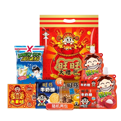 88VIP：旺旺 哎哟零食大礼包 298g 8.47元包邮+150淘金币(需领券)