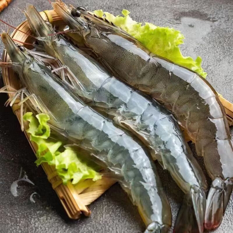 厄瓜多尔白虾盐冻大虾*4斤（40-50规格） 112.8元（需用券）
