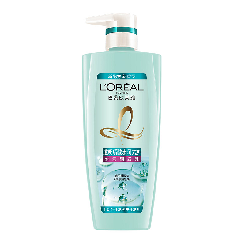 88VIP：L'OREAL PARIS 透明质酸水润72h润发乳500ml 33.16元（需用券）