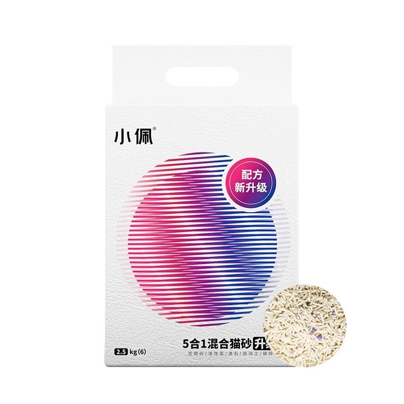 小佩 5合1活性炭混合猫砂3.6kg 16.9元