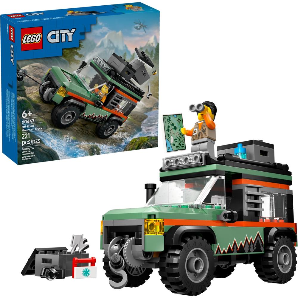 乐高 LEGO 城市系列 60447 4x4 山地越野车 123.55元（需用券）