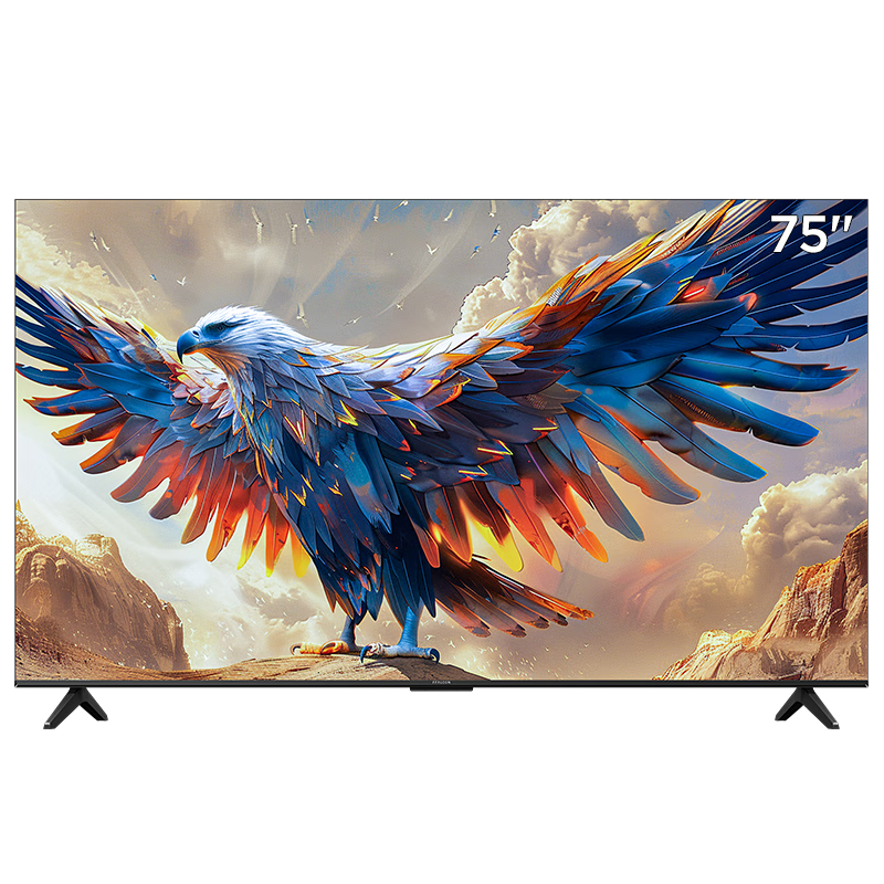 预售、PLUS会员： FFALCON 雷鸟 鹏7系列 75S585C 液晶电视 75英寸 4K 24款64GB 超薄