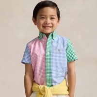 Ralph Lauren 儿童服饰大促 大童款成人可穿 额外7折+包邮 封面衬衫$12+