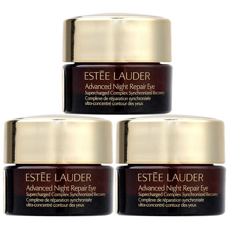 ESTEE LAUDER 雅诗兰黛 小棕瓶眼霜5ml小样 ANR抗蓝光特润修护淡化细纹/三瓶装 10