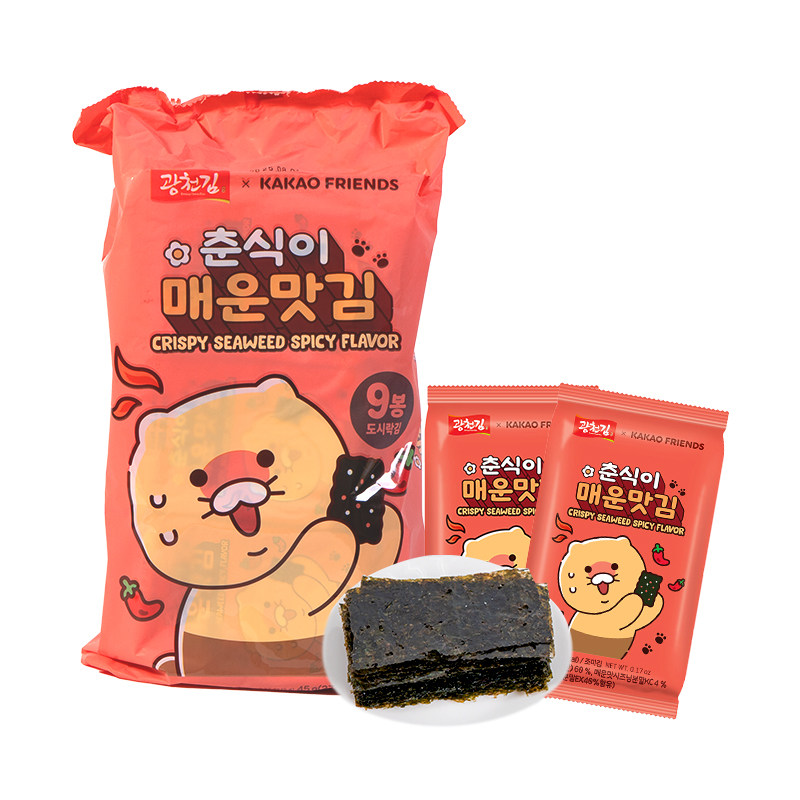 88VIP：KC 广川春植海苔原味*1大包（9包） 45g 包装 8.25元
