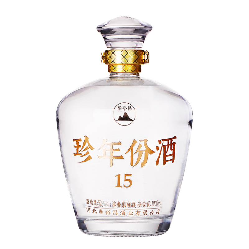 泰裕昌 TAI YU CHAN 珍年份酒 52%vol 浓香型白酒 1000ml 单瓶装 36元